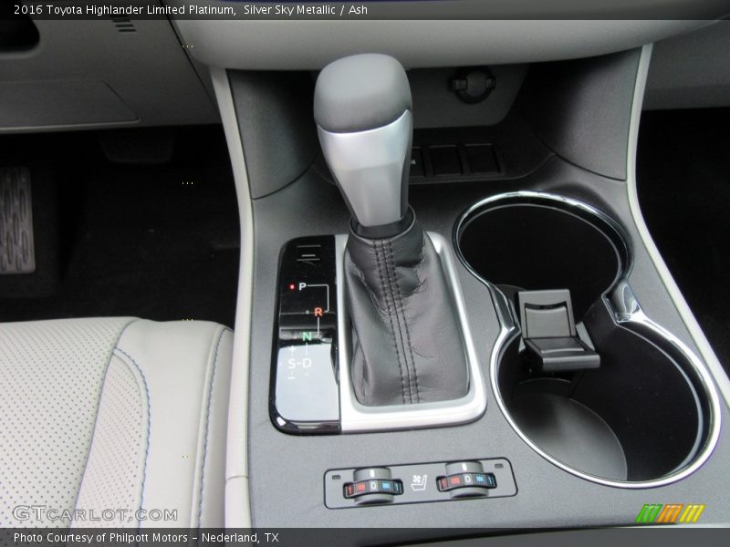 Silver Sky Metallic / Ash 2016 Toyota Highlander Limited Platinum