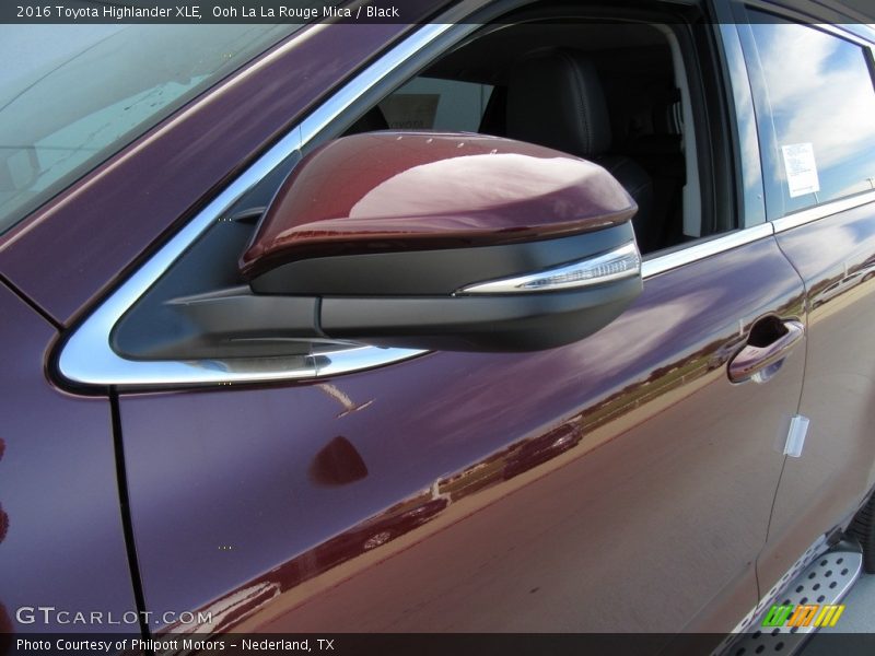 Ooh La La Rouge Mica / Black 2016 Toyota Highlander XLE