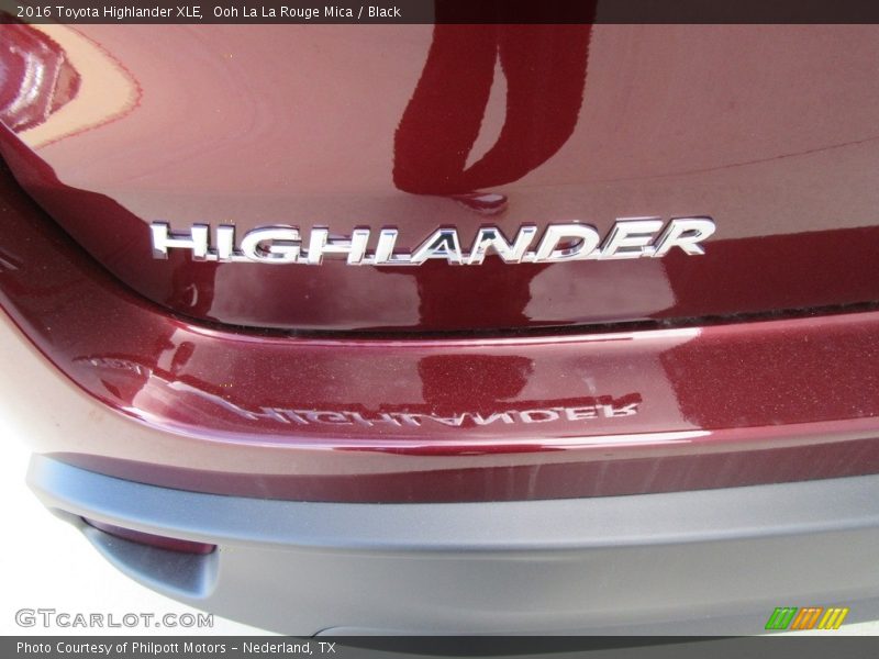  2016 Highlander XLE Logo