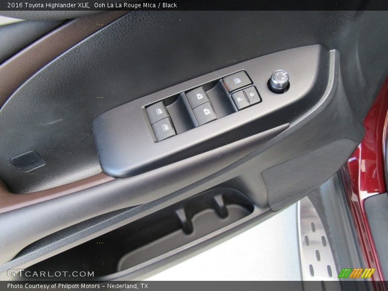 Controls of 2016 Highlander XLE