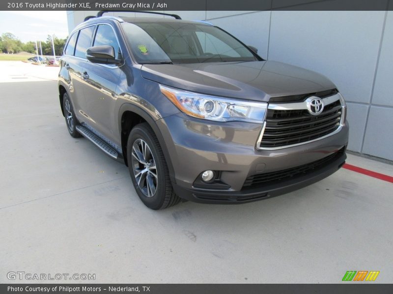 Predawn Gray Mica / Ash 2016 Toyota Highlander XLE