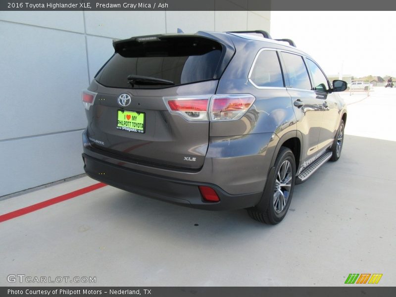 Predawn Gray Mica / Ash 2016 Toyota Highlander XLE