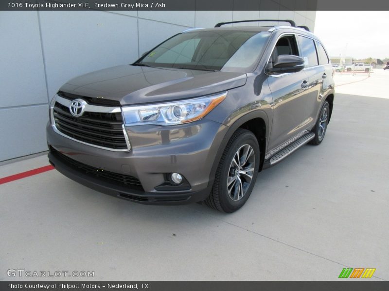 Predawn Gray Mica / Ash 2016 Toyota Highlander XLE