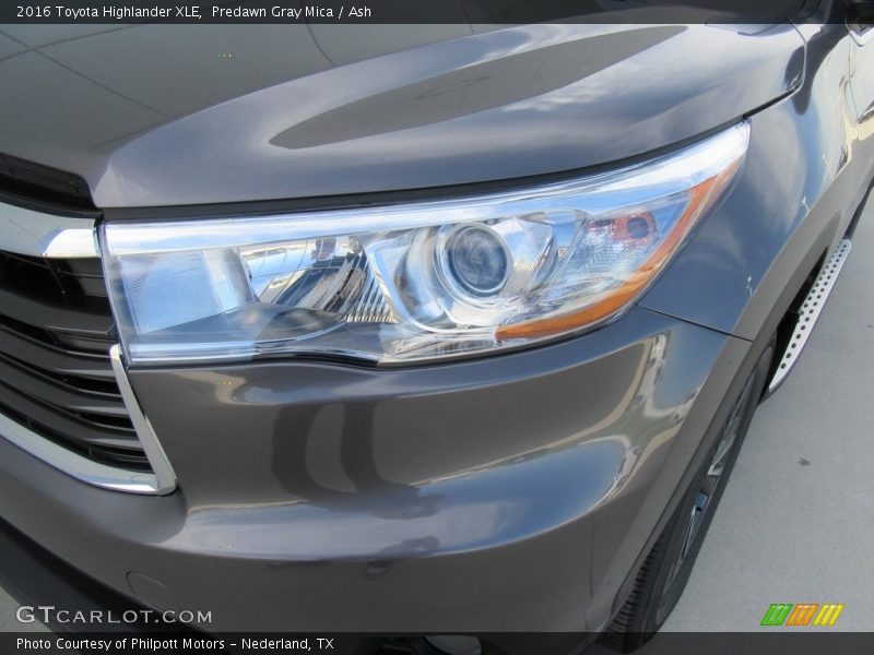 Predawn Gray Mica / Ash 2016 Toyota Highlander XLE