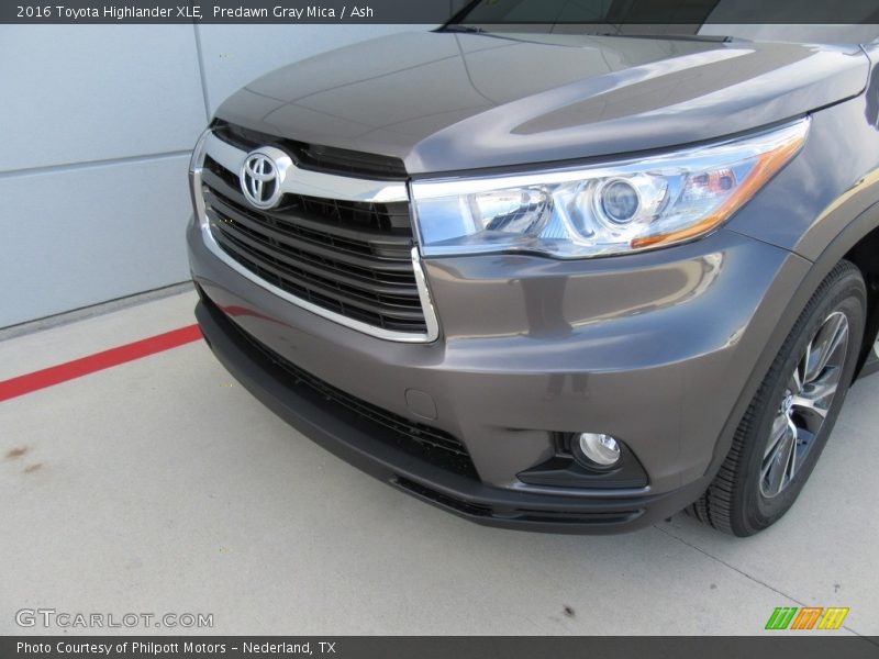 Predawn Gray Mica / Ash 2016 Toyota Highlander XLE