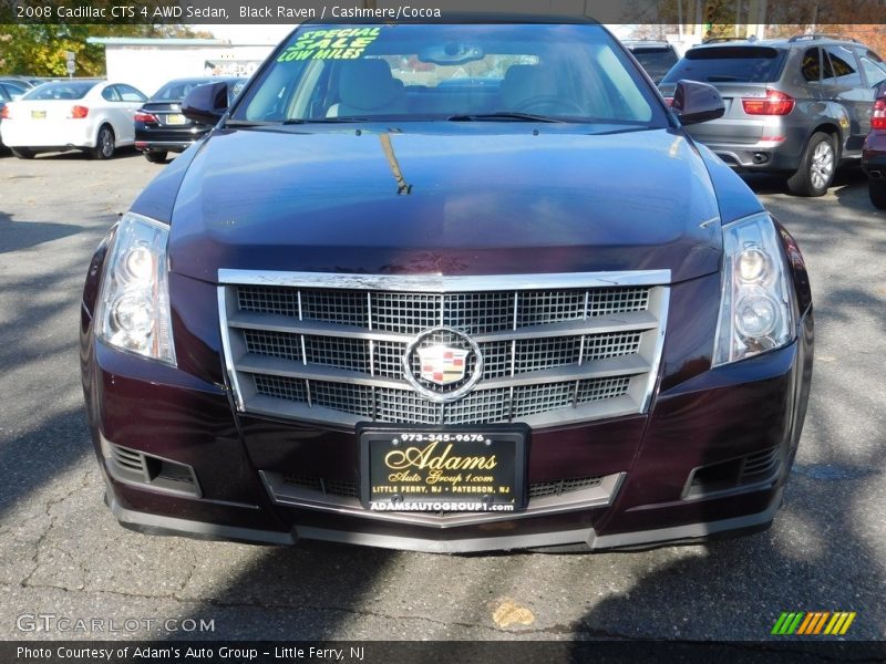 Black Raven / Cashmere/Cocoa 2008 Cadillac CTS 4 AWD Sedan