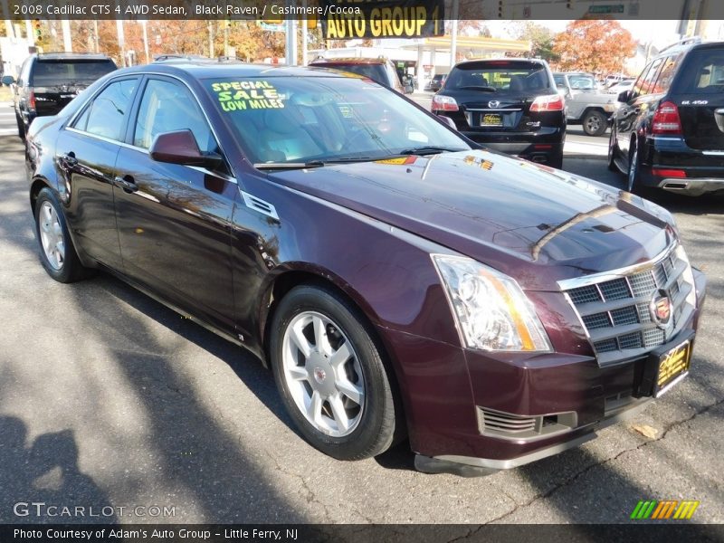 Black Raven / Cashmere/Cocoa 2008 Cadillac CTS 4 AWD Sedan