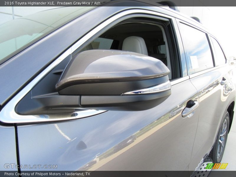 Predawn Gray Mica / Ash 2016 Toyota Highlander XLE