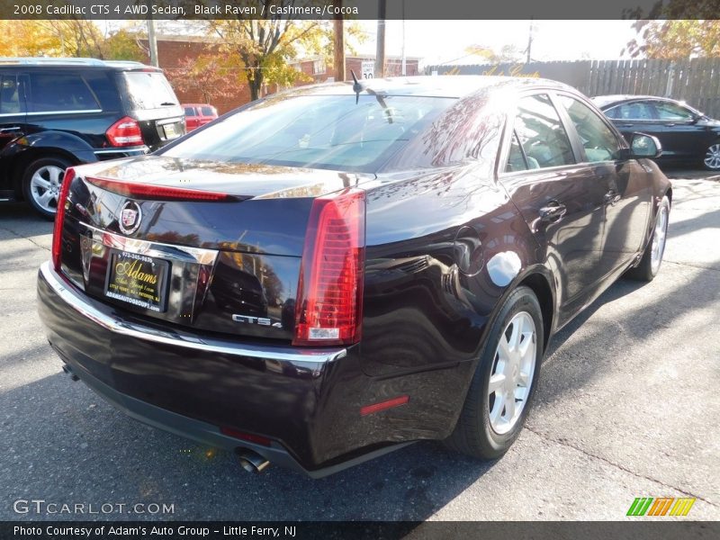 Black Raven / Cashmere/Cocoa 2008 Cadillac CTS 4 AWD Sedan