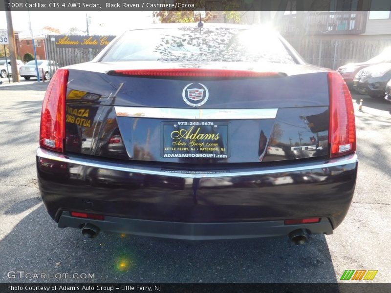 Black Raven / Cashmere/Cocoa 2008 Cadillac CTS 4 AWD Sedan