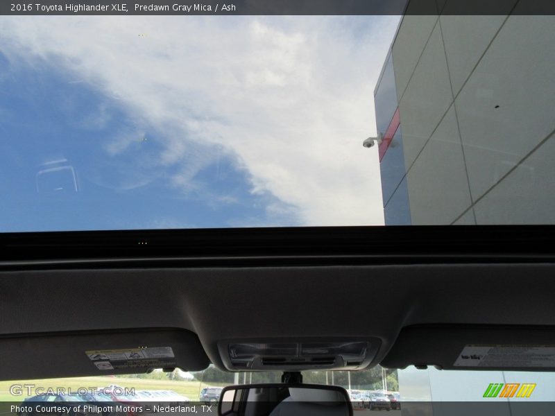 Predawn Gray Mica / Ash 2016 Toyota Highlander XLE