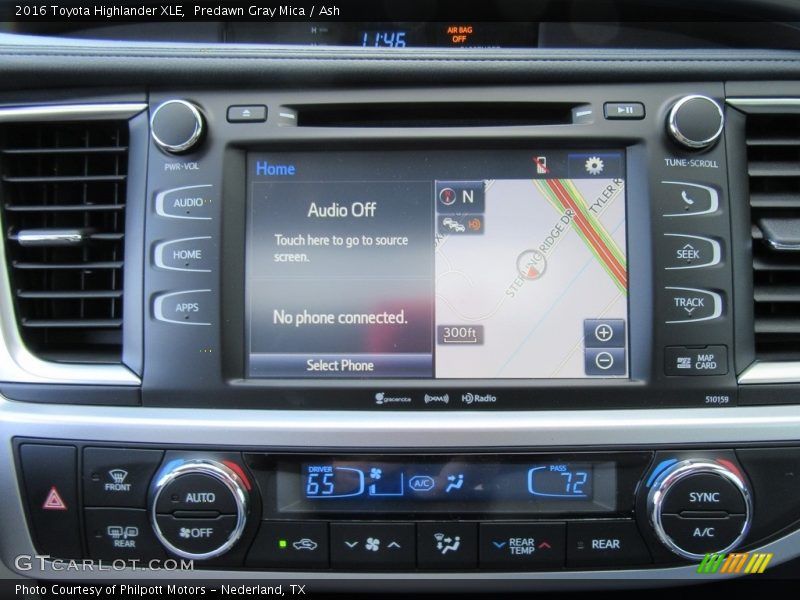 Predawn Gray Mica / Ash 2016 Toyota Highlander XLE