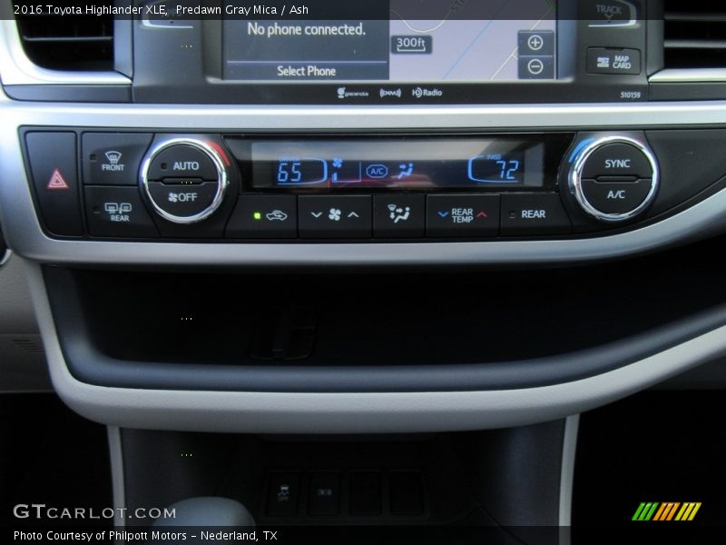 Predawn Gray Mica / Ash 2016 Toyota Highlander XLE