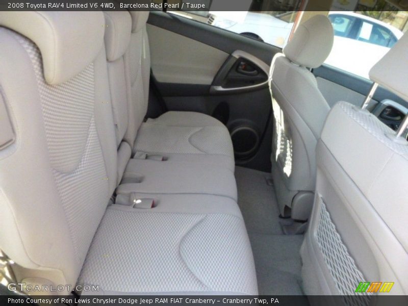 Barcelona Red Pearl / Taupe 2008 Toyota RAV4 Limited V6 4WD