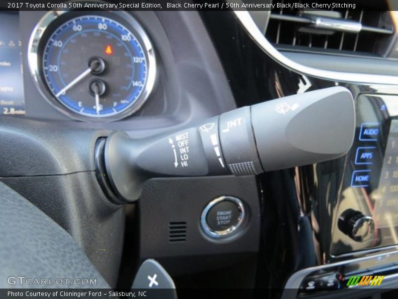 Black Cherry Pearl / 50th Anniversary Black/Black Cherry Stitching 2017 Toyota Corolla 50th Anniversary Special Edition