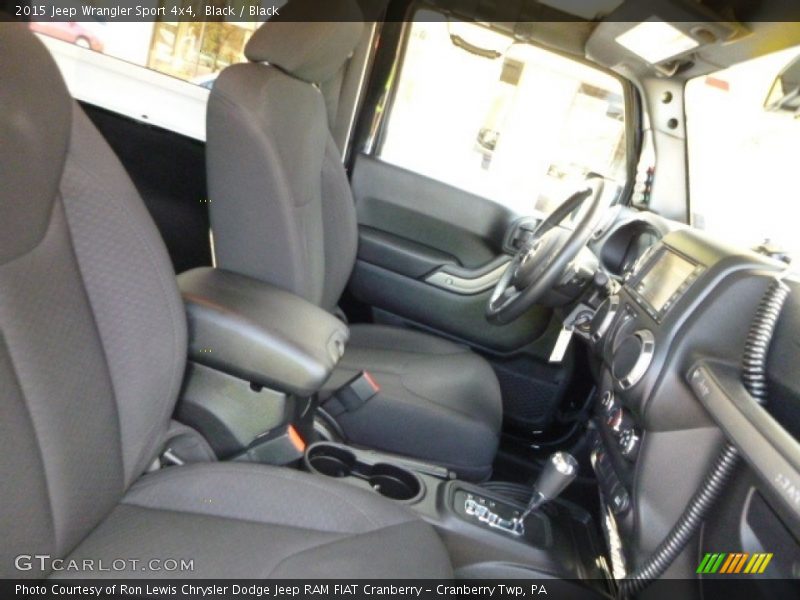 Black / Black 2015 Jeep Wrangler Sport 4x4