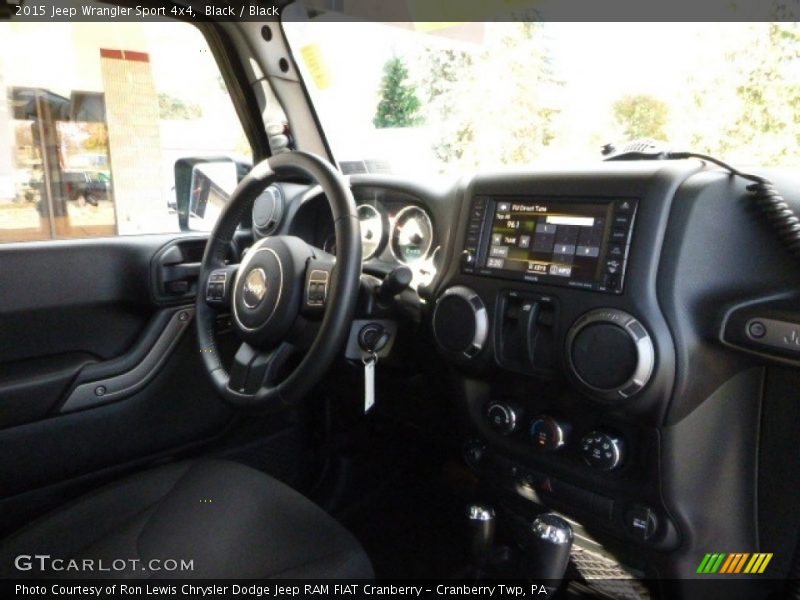 Black / Black 2015 Jeep Wrangler Sport 4x4
