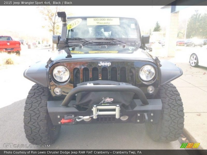 Black / Black 2015 Jeep Wrangler Sport 4x4