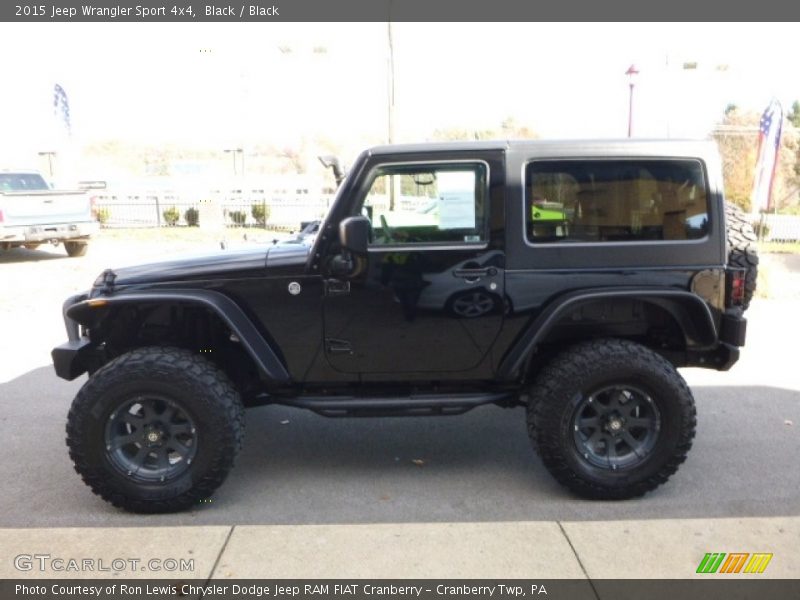 Black / Black 2015 Jeep Wrangler Sport 4x4