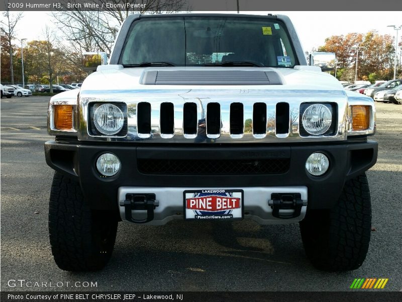 Birch White / Ebony/Pewter 2009 Hummer H3