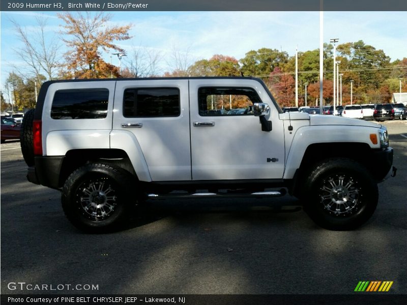 Birch White / Ebony/Pewter 2009 Hummer H3
