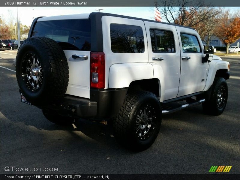 Birch White / Ebony/Pewter 2009 Hummer H3