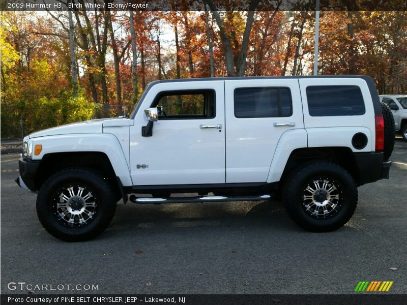 Birch White / Ebony/Pewter 2009 Hummer H3