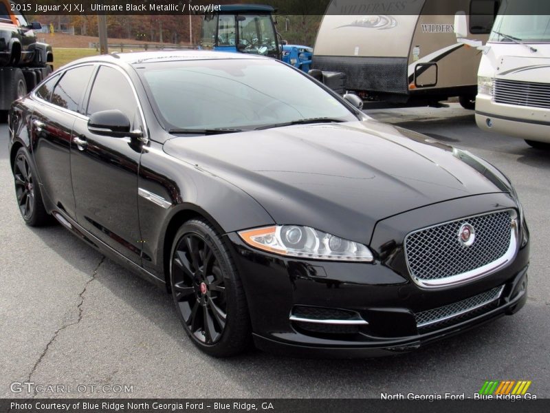 Ultimate Black Metallic / Ivory/Jet 2015 Jaguar XJ XJ