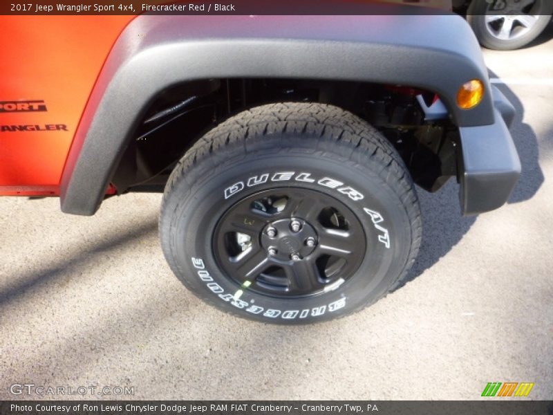 Firecracker Red / Black 2017 Jeep Wrangler Sport 4x4