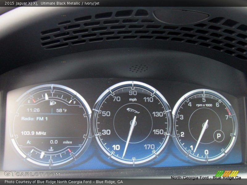 Ultimate Black Metallic / Ivory/Jet 2015 Jaguar XJ XJ