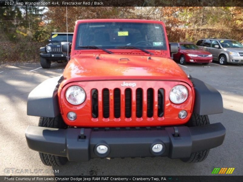Firecracker Red / Black 2017 Jeep Wrangler Sport 4x4