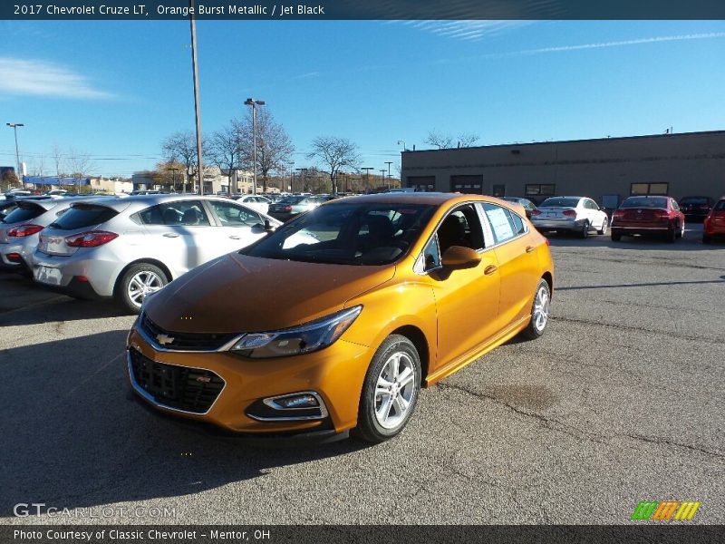 Orange Burst Metallic / Jet Black 2017 Chevrolet Cruze LT