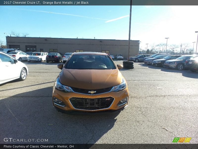 Orange Burst Metallic / Jet Black 2017 Chevrolet Cruze LT