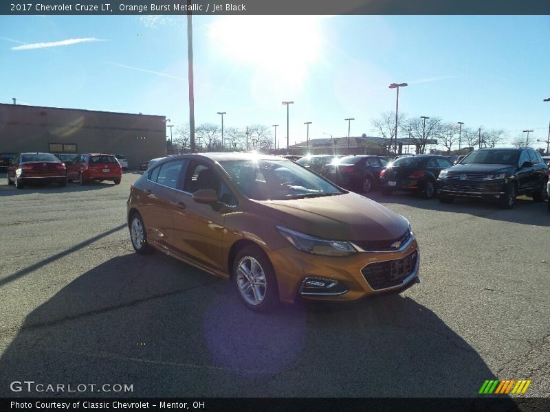Orange Burst Metallic / Jet Black 2017 Chevrolet Cruze LT