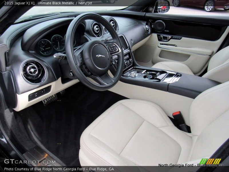Ultimate Black Metallic / Ivory/Jet 2015 Jaguar XJ XJ
