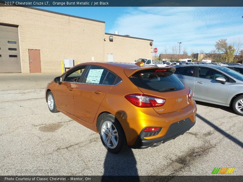 Orange Burst Metallic / Jet Black 2017 Chevrolet Cruze LT