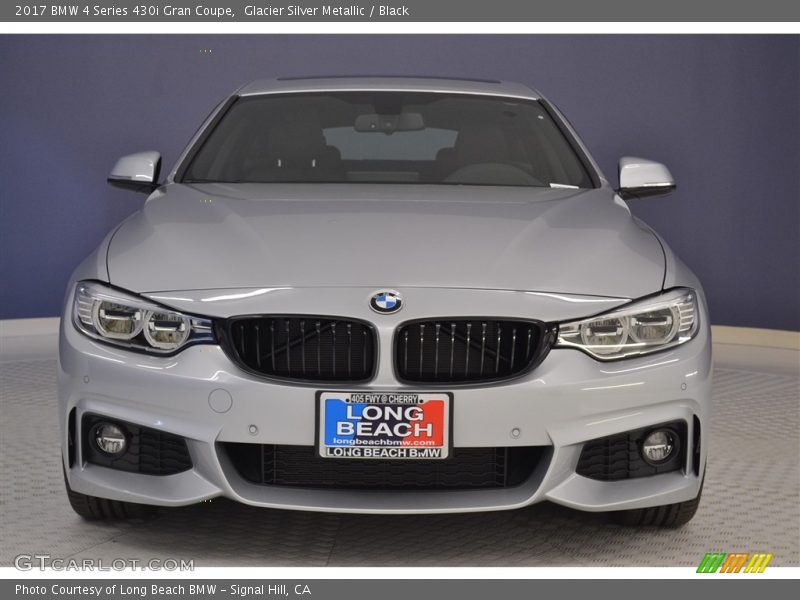 Glacier Silver Metallic / Black 2017 BMW 4 Series 430i Gran Coupe