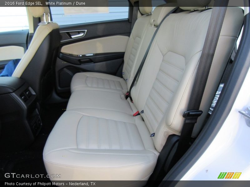 White Platinum / Dune 2016 Ford Edge SEL