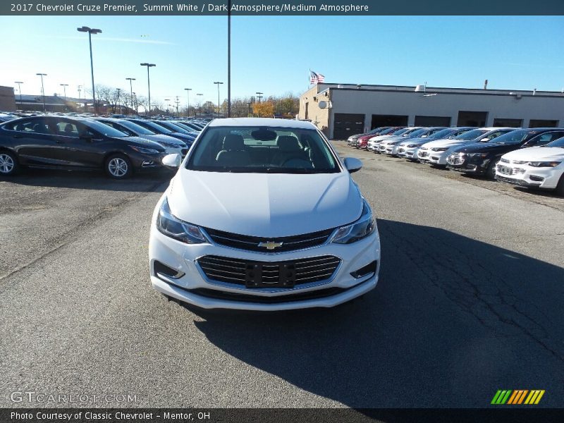Summit White / Dark Atmosphere/Medium Atmosphere 2017 Chevrolet Cruze Premier