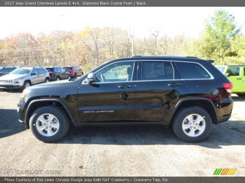 Diamond Black Crystal Pearl / Black 2017 Jeep Grand Cherokee Laredo E 4x4