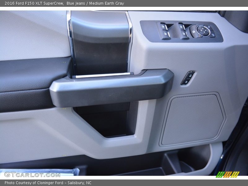 Blue Jeans / Medium Earth Gray 2016 Ford F150 XLT SuperCrew