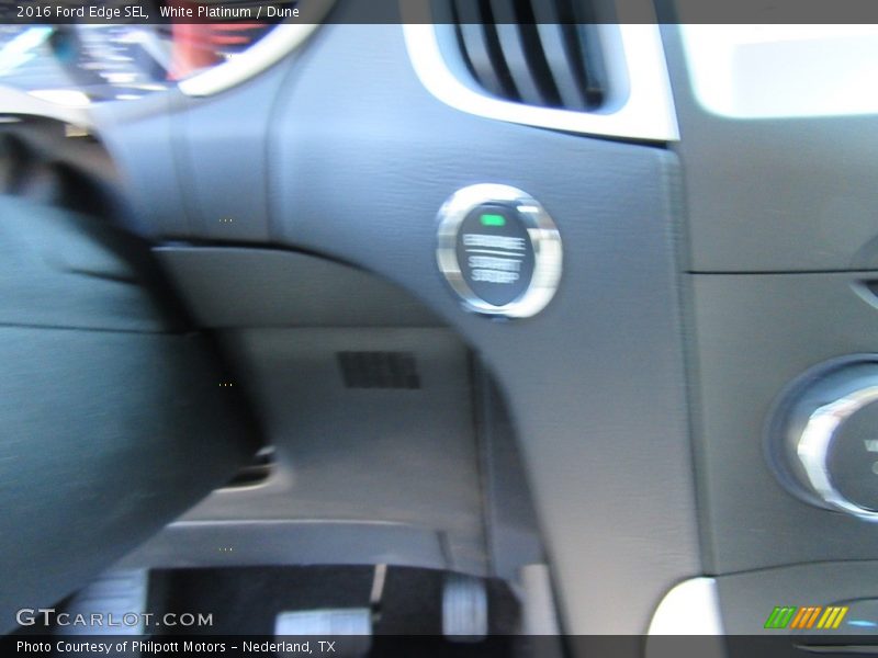 White Platinum / Dune 2016 Ford Edge SEL