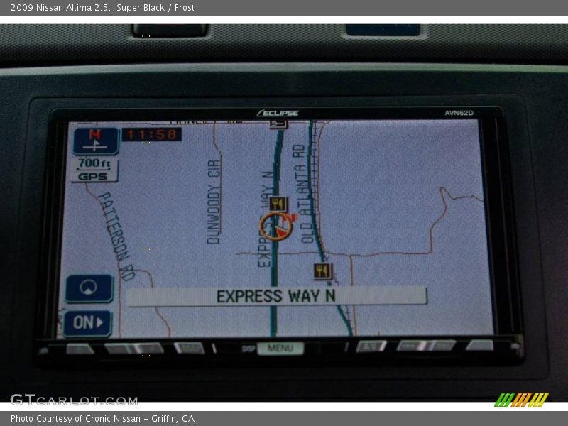 Super Black / Frost 2009 Nissan Altima 2.5