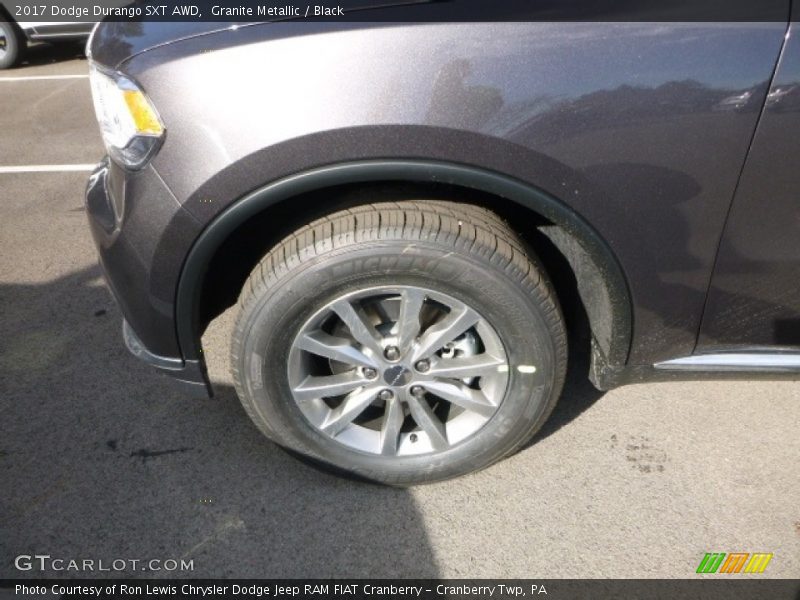 Granite Metallic / Black 2017 Dodge Durango SXT AWD
