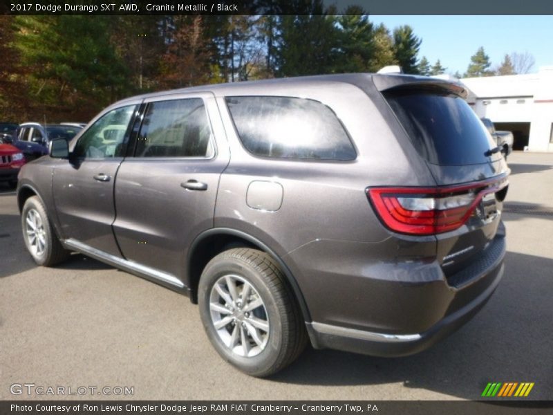 Granite Metallic / Black 2017 Dodge Durango SXT AWD