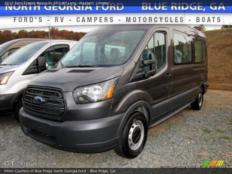 Magnetic / Pewter 2017 Ford Transit Wagon XL 350 MR Long