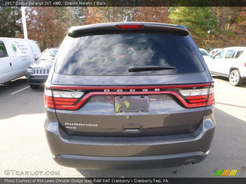 Granite Metallic / Black 2017 Dodge Durango SXT AWD