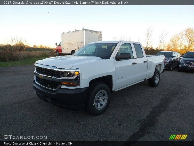 Front 3/4 View of 2017 Silverado 1500 WT Double Cab 4x4