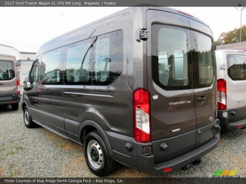 Magnetic / Pewter 2017 Ford Transit Wagon XL 350 MR Long