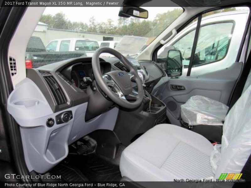 Magnetic / Pewter 2017 Ford Transit Wagon XL 350 MR Long